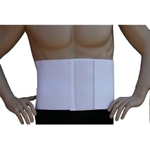 Alpha Medical Obesity & Bariatric Abdominal Binder for Hernia Surgery Support & More 10" High ; X-Large Length