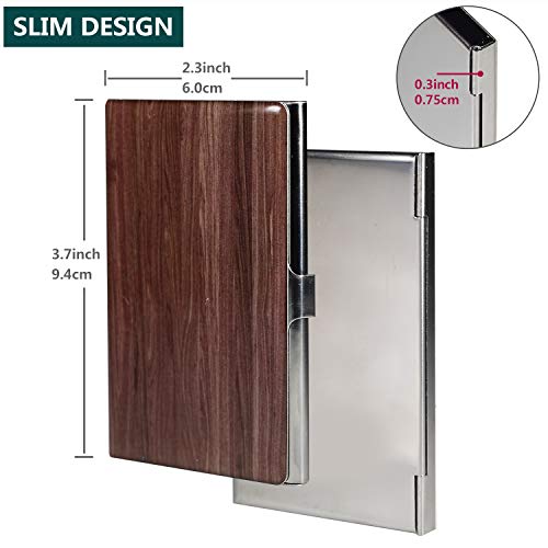 DUANYAN Business Card Holder for Men & Women, Pocket Business Card Case Slim Business Card Wallet Business Card Holders Name Card Holder