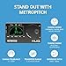 KLIQ MetroPitch 3-in-1 Metronome Tuner for All Instruments, Digital Guitar, Violin, Ukulele, Bass & Chromatic Tuner with Tone Generator, Compact Metronome with Jog Dial, Black
