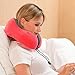 Travel Pillow, Memory Foam Neck Pillow with 360-Degree Head Support Comfortable Airplane Pillow with Storage Bag Lightweight Traveling Pillow for Sleeping, Car, Train, Bus and Home Use(Red)