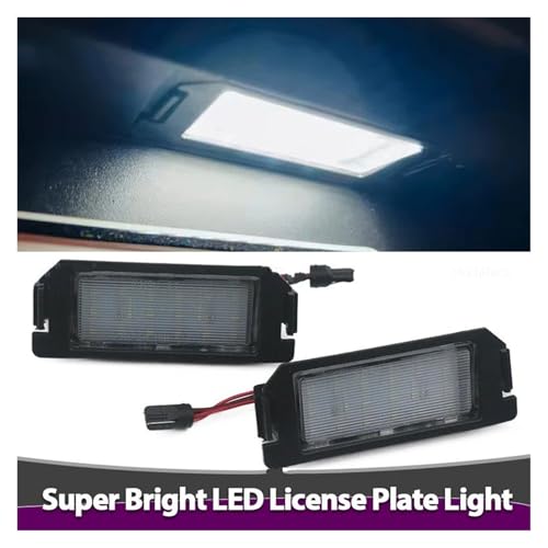 Iluminación de matrícula LED para Kia Rio actualización trasera 6