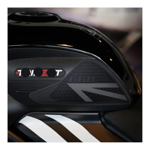 Protection latérale réservoir Trident 660 pour balade moto