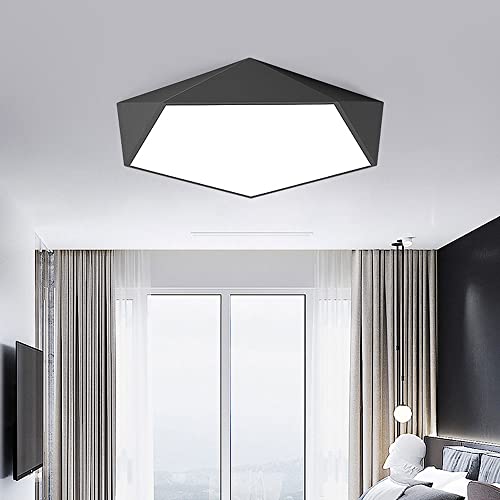 Lampe de plafond LED 6000k blanche et plafonnier moderne jaune