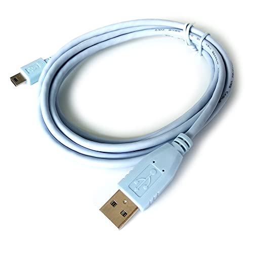 Washinglee Mini USB Cable for Celestron HC for Hand Controller with Mini USB Port USB A Control Cable for Celestron Computerized Telescope. (6 FT/ 1.8M)