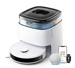 Lefant M3 Robot Vacuum and Mop, 12000 Pa Strong Suction, Dual Spinning Mop, Auto Mop Washing and Drying, Self-Emptying for …