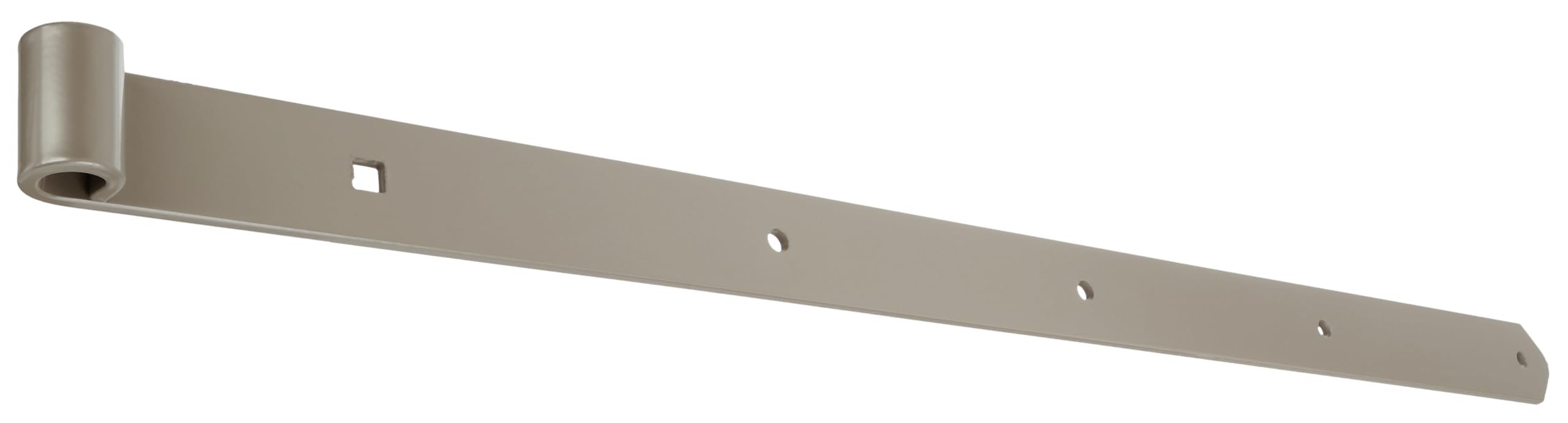 Alberts 822095 DURAVIS®Penture | droite, bout arrondi | couleur rouille, à couche duplex | gond Ø 16 mm | taille 800 x 45 mm | kit de 4