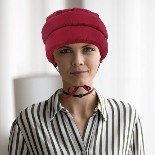 Casco anticaídas para personas mayores: un obsequio útil con protección transpirable roja 7