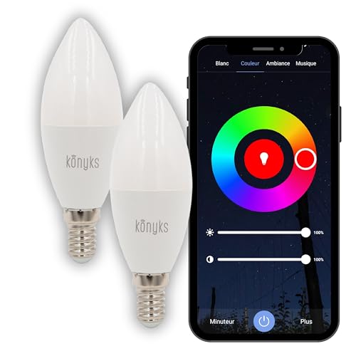 Ampoules connectées Antalya Easy E14 LED WiFi Bluetooth Alexa Google - 2
