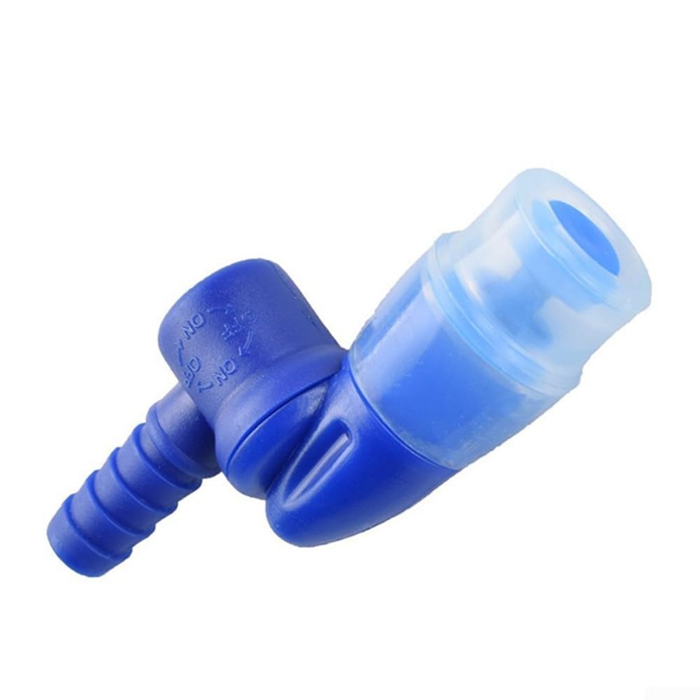 Valve de morsure pour poche d'hydratation, embout buccal de réservoir d'eau en silicone, valve de rechange pour système de poche d'hydratation (bleu)