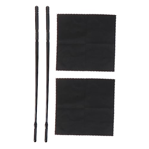 BESPORTBLE 4Pcs Flute Cleaning Rod with Cleaning Cloths for Durable and Portable Cleaning Supplies for Flutes Strong Water Absorption Easy to Use and Store