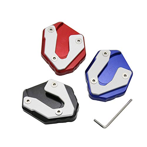 Yorten Placa de apoio para apoio de pé Acessórios para motocicleta Extensão ampliador de suporte lat