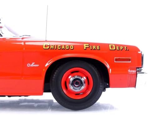 Kk Scale Models - DOD Monaco Chicago Fire Dept 1974 1:18 miniatura 6