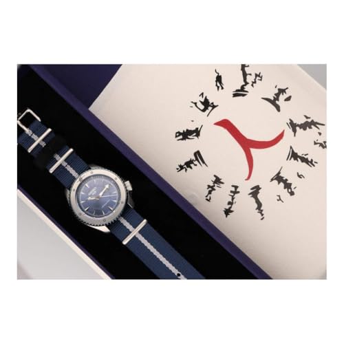 Image of Seiko 5 Sports Boruto & Naruto: Sasuke Automatic Blue Dial Watch SRPF69K1