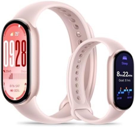 Xiaomi Smart Band 10 (Fitness Tracker), 1.72" AMOLED display, multimateriale, autonomia 21 gg, ricarica rapida, 150+ sport, monitoraggio benessere e sonno, HyperOS 2.0, resistente 5ATM, Compass