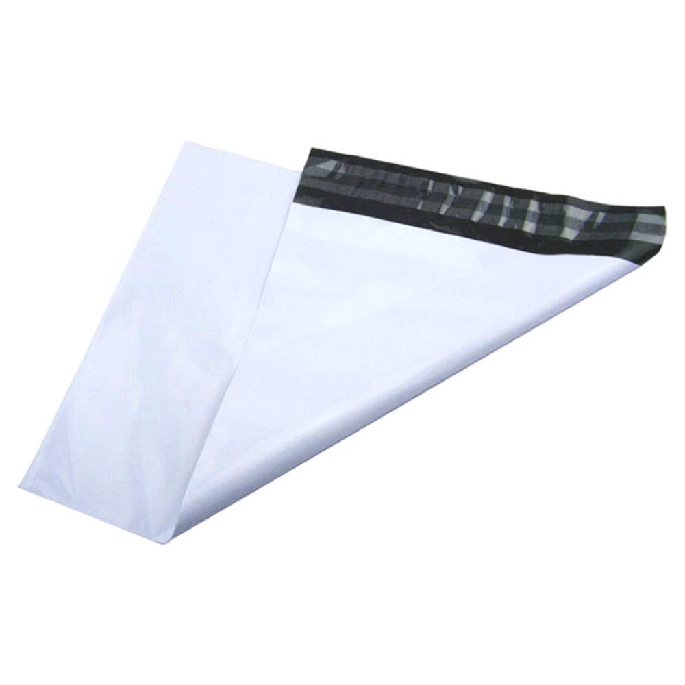 100 Buste Di Plastica Per Spedizioni - Autoadesive 30x42 Cm A3, Bianche - Foto 2