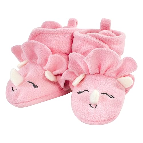 Image of Hudson Baby Cozy Fleece Booties with Non Skid Bottom,