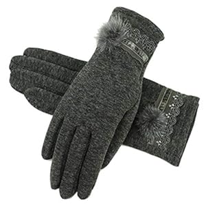 Bjtyht Lovely Lady Winterhandschuhe Grau