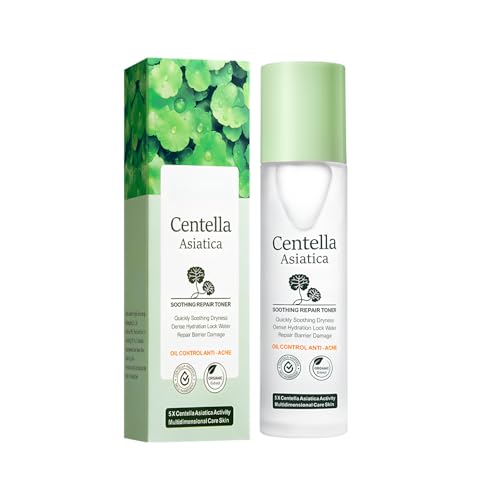 Tónico Facial Centella Asiática 120ml, TónicoCalmante Hidratante, Agua Facial Centella Reparadora, Esencia TónicoPiel Sensible, Tónico Refrescante Hidratación Profunda