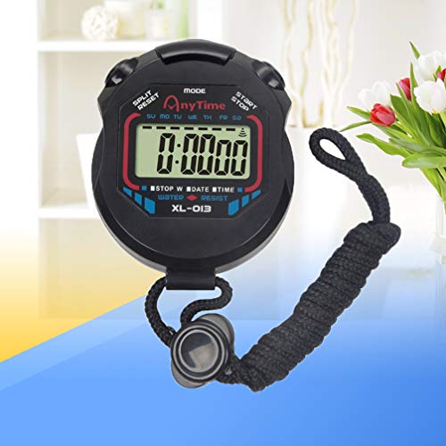 VICASKY Eletrônico Temporizador LCD Handheld Esporte Cronômetro Digital Cronômetro Cronógrafo Resist