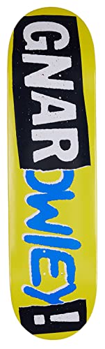 Planche de skate deck Gnarowley 8.32 robuste au pop durable et précis