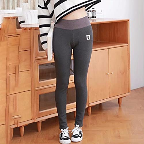 Leggings de algodón caliente con textura premium de terciopelo suave 4