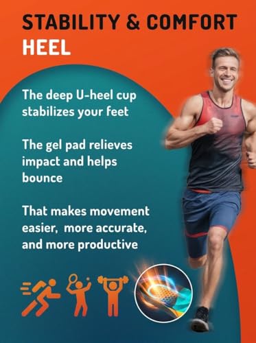 Plantillas deportivas con absorción de impactos para hombre y mujer miniatura 4