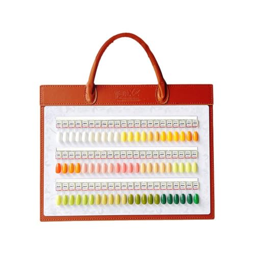 Nail Color Palette Magnetic Acrylic Color Card Book Nail Polish Sample Display Tool Nail Makeup Sample Wearing Board
