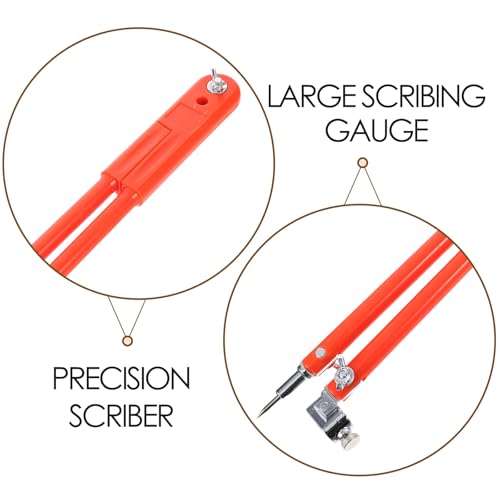 Règle circulaire multifonctionnelle compas de menuiserie outil de traçage - 4