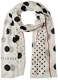 bufanda tommy hilfiger chile Bufanda esencial CB Tommy Hilfiger Essential Scarf CB Bufanda, Ecru, Talla única para Mujer