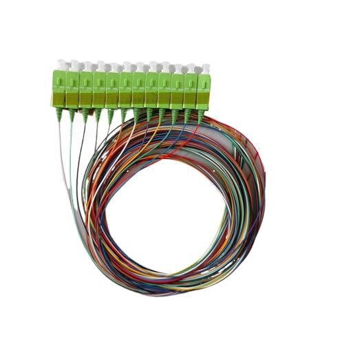 Câble de fibre optique pour câblage intérieur FTTH de 12 cœurs SC monomode de 2 mètres