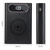 Qichill DIY Shell 21700 Wireless Box Box z szybkim ładowaniem, 22,5 W, wyjmowana do akumulatora Power Bank,