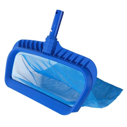 Laysomely K1 Pool Skimmer Net With Reinforced Frame And Deep Fine Mesh Net For Cleaning, Swimming Pool Leaf Skimmer Net, Heavy Duty Leaf Rake Net Without Pole cover