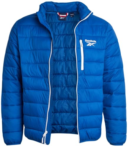 Reebok Mens Winter Jacket - Windproof Water Resistant Quilted Winter Coat - Lightweight Insulated Puffer Jacket for Men2