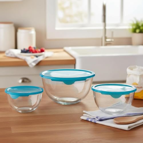 Pyrex Coppa Con Coperchio 1 Litro Vetro Borosilicato - 5