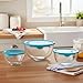 Pyrex - 2L Bowl with Lid from Borosilicate Glass Stain Resistant