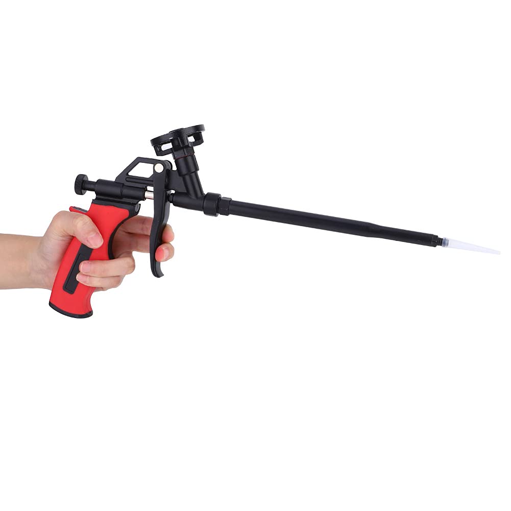 Shipenophy Caulking Sealing Tool, Spray Foam Gun Reliable Foam Applicator Gun Foam Caulking Gun Easy Cleaning Insulation Spray Foam Gun for Any Caulking Project