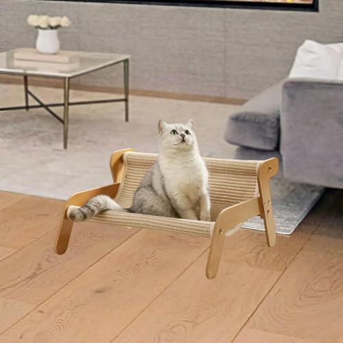 Meuble de chat surélevé Sharplace cat scratch board pour chaton intérieur