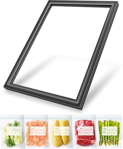 UPGRADED 242193214 Refrigerator Door Gasket Replacement Compatible with Frigidaire, Kenmore, Crosley Refrigerator Door Seal Replaces Part Number 241872512 241872514 3016410 Freezer Door Gasket (Black)