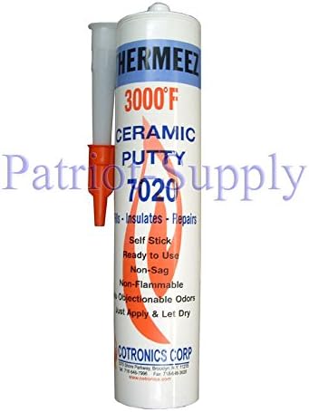 7020 Ceramic Putty for Use to 3200°F 70203 11oz Caulking Tube Goes Right to Work Just Apply and Let Dry