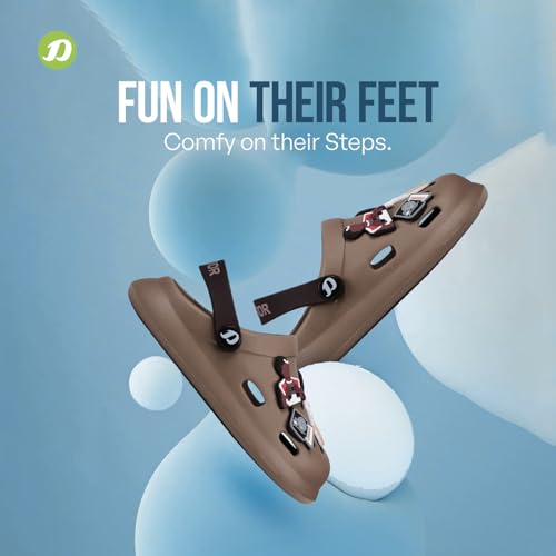 Image of DOCTOR EXTRA SOFT Unisex-Child Kids Classic Ultra Soft Clogs /Sandals with Adjustable Back Strap| Comfortable & LightWeight| Stylish & Anti-Skid| Indoor & Outdoor Casual Sports Mules Boys & Girls D-529