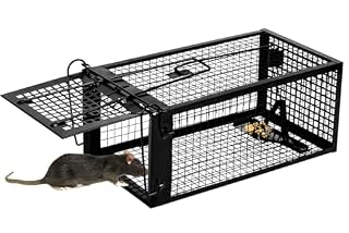 Akunsz piège à rat vivant acier 27 x 14 x 11 cm