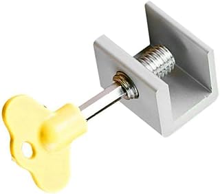 OSALADI Door Sliding Limiter 10pcs Silver Sliding Window Lock Door Sliding Limiter Window Catch