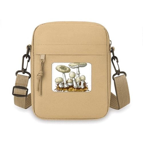Mini sac à bandoulière avec motif champignon pour vos balades en ville