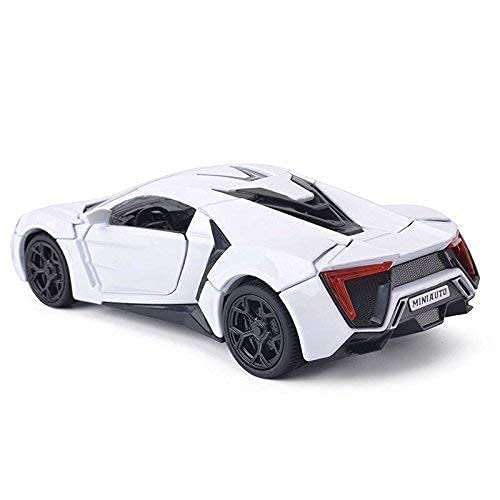 Image of WireScorts LYKAN Hyper Sport Diecast Metal Pullback Toy car with Openable Doors & Light, Music Boys car for Kids Best Toys Gifts Toys for Kids - Multi Color