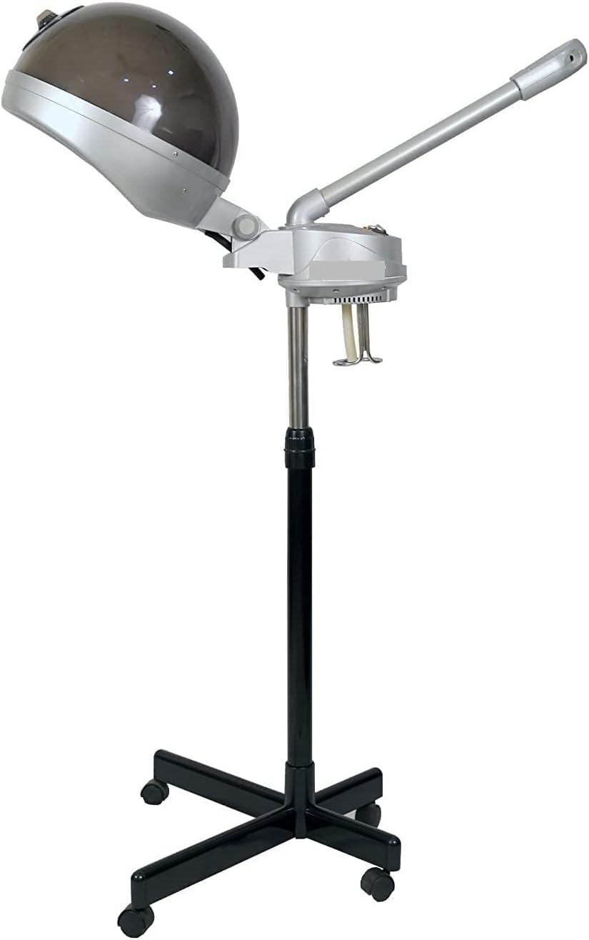 2 in 1 Facial Steamer and Hair Steamer Face Sauna Humidifier Hot Mist Moisturizing for SPA Skin Care Salon Beauty Barber Equipment for every spa and beauty salon (Multi color)