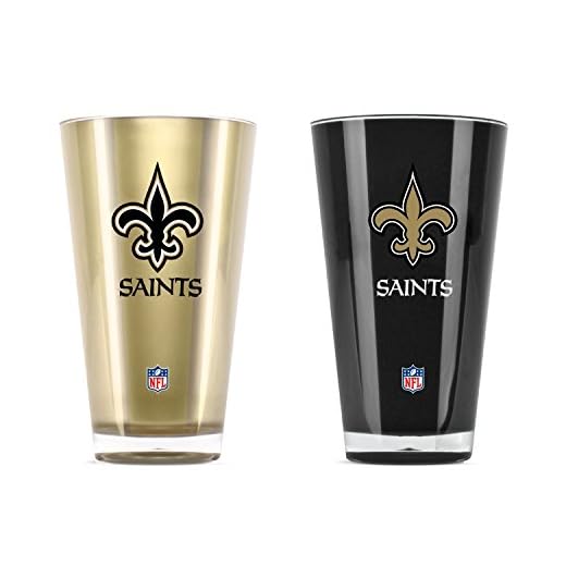 NFL New Orleans Saints 20-Ounce Insulated Tumbler - 2 Pack