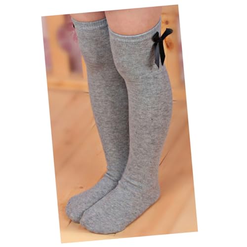 Cute Bow Socks for Girls Tutu Socks Stripes Boys and Girls High for Toddlers Years Old Soft and Warm over The Knee