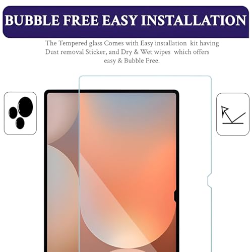 Image of Tempered Glass For Samsung Galaxy Tab S10 Ultra (14.6 inch inch) Full Screen Protector Guard For Samsung Galaxy Tab S10 Ultra (14.6 inch inch) Tablet - 1 Pack |