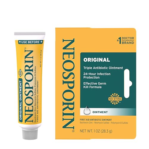 Neosporin Original First Aid Triple Antibiotic Ointment, Bacitracin Zinc & Neomycin Sulfate...