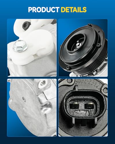 Image of PHILTOP 204120 Air Conditioner AC Compressor with Clutch for Toyota Venza 2009, 2010-2015 2.7L,Highlander 2009-2013 2.7L